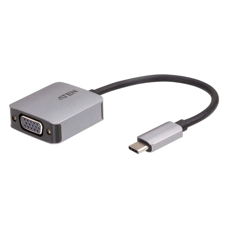 Aten USB-C to VGA Adapter, aluminium housing Aten USB-C to VGA Adapter, aluminium housing